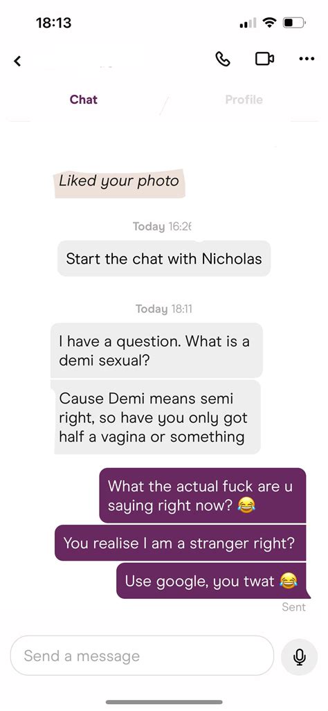 Dating Apps as a Demisexual : r/demisexuality